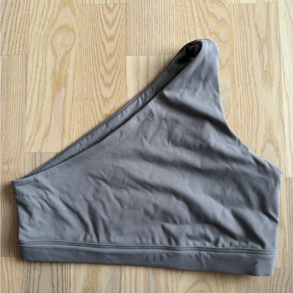 set active sportbody one shoulder sports bra